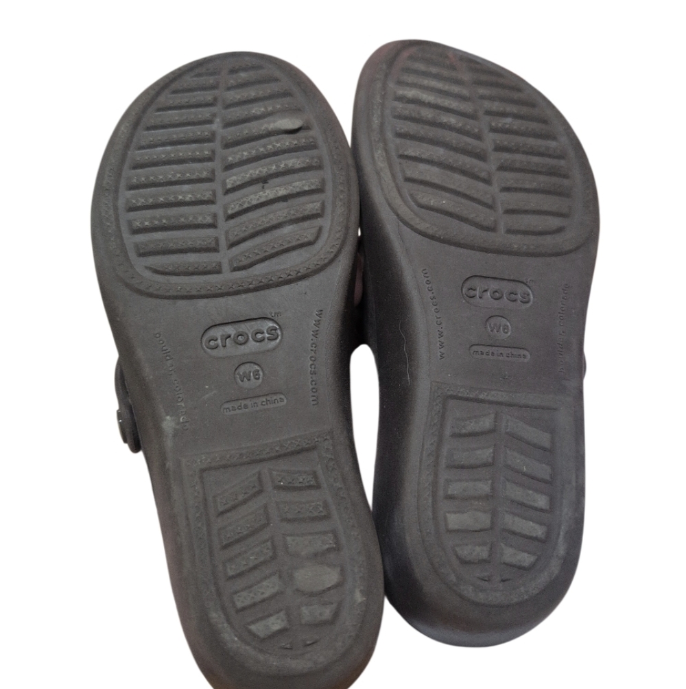 Crocs Tulum Women’s Size 6 Strappy Slide Sandals Casual Comfort - Picture 5 of 7